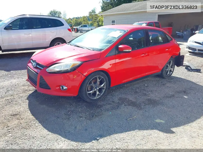 2013 FORD FOCUS VIN 1FADP3F2XDL336823 — фото 2