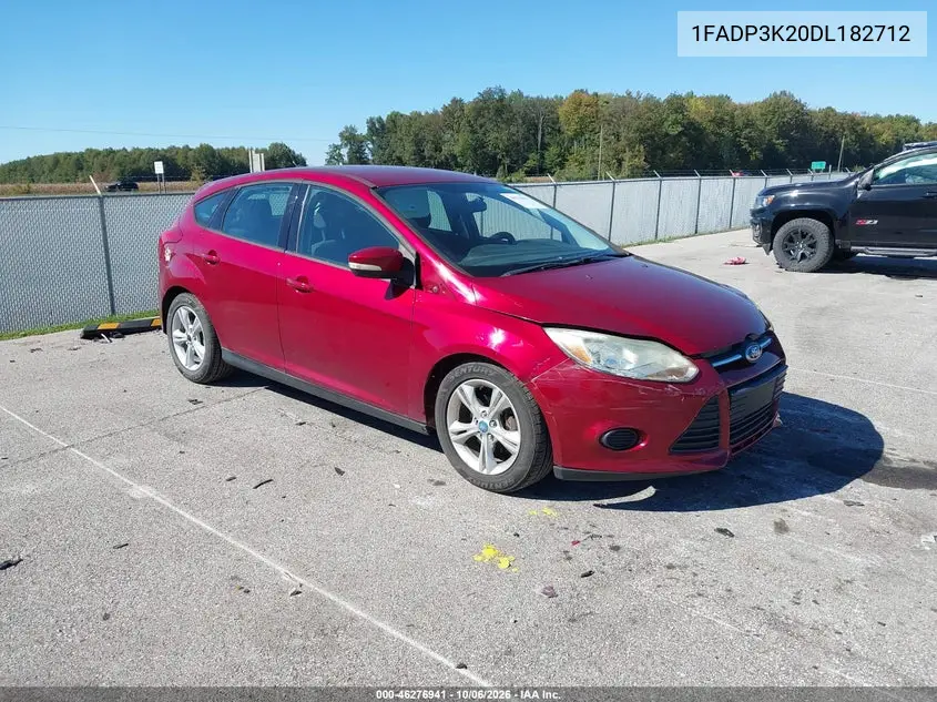 FORD FOCUS 2013, VIN 1FADP3K20DL182712