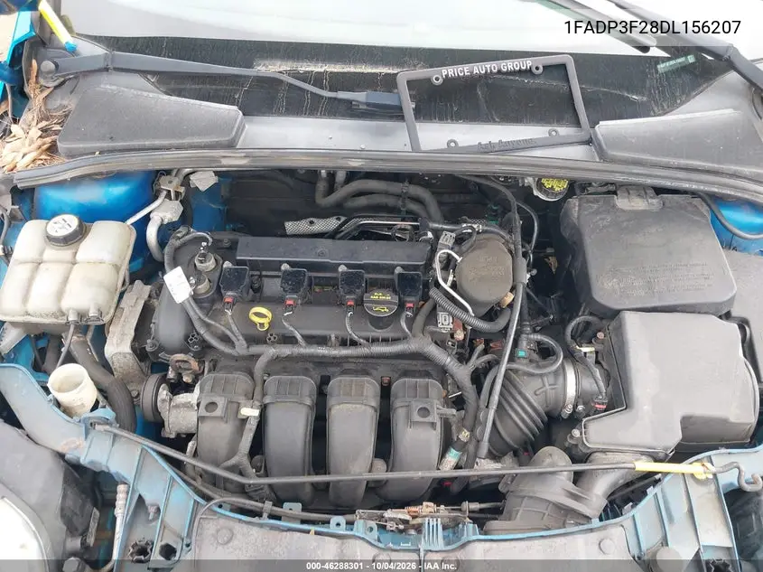 2013 FORD FOCUS VIN 1FADP3F28DL156207 — фото 10