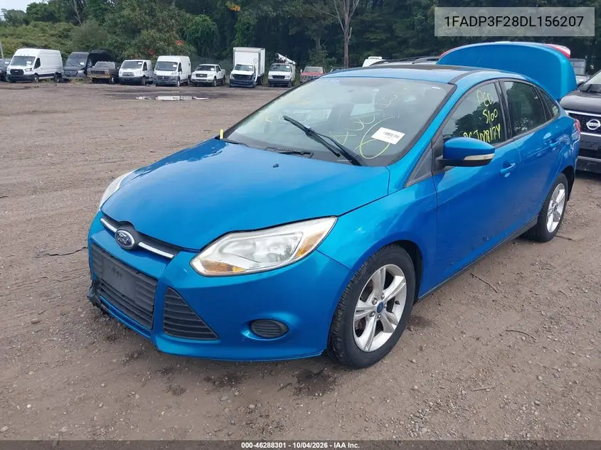 2013 FORD FOCUS VIN 1FADP3F28DL156207 — фото 2