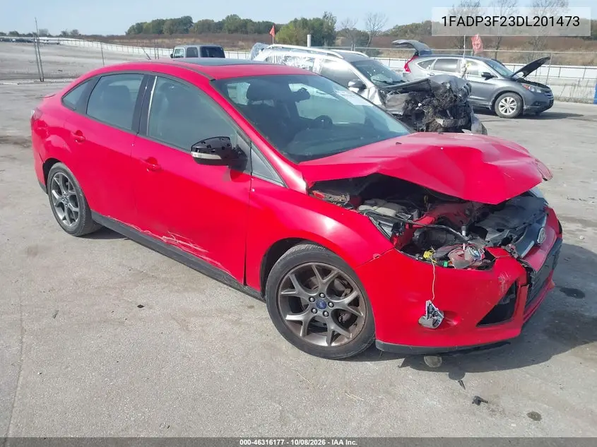 FORD FOCUS 2013, VIN 1FADP3F23DL201473