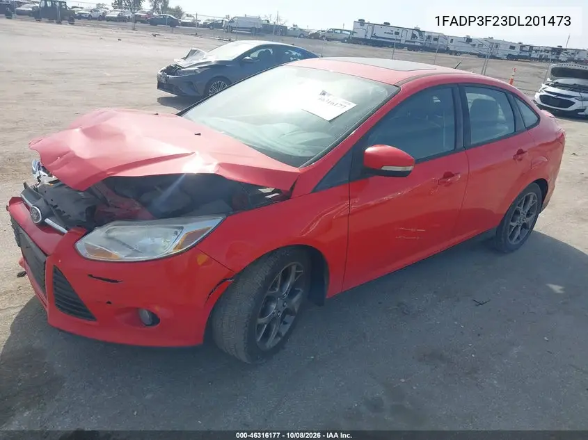 2013 FORD FOCUS VIN 1FADP3F23DL201473 — фото 2