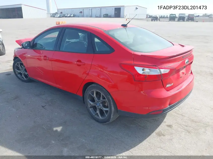 2013 FORD FOCUS VIN 1FADP3F23DL201473 — фото 3
