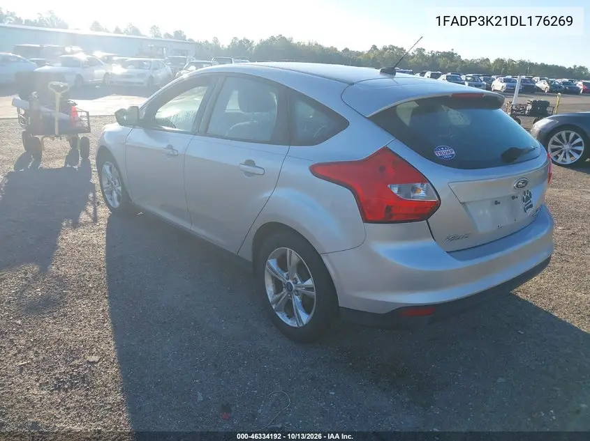 2013 FORD FOCUS VIN 1FADP3K21DL176269 — фото 3