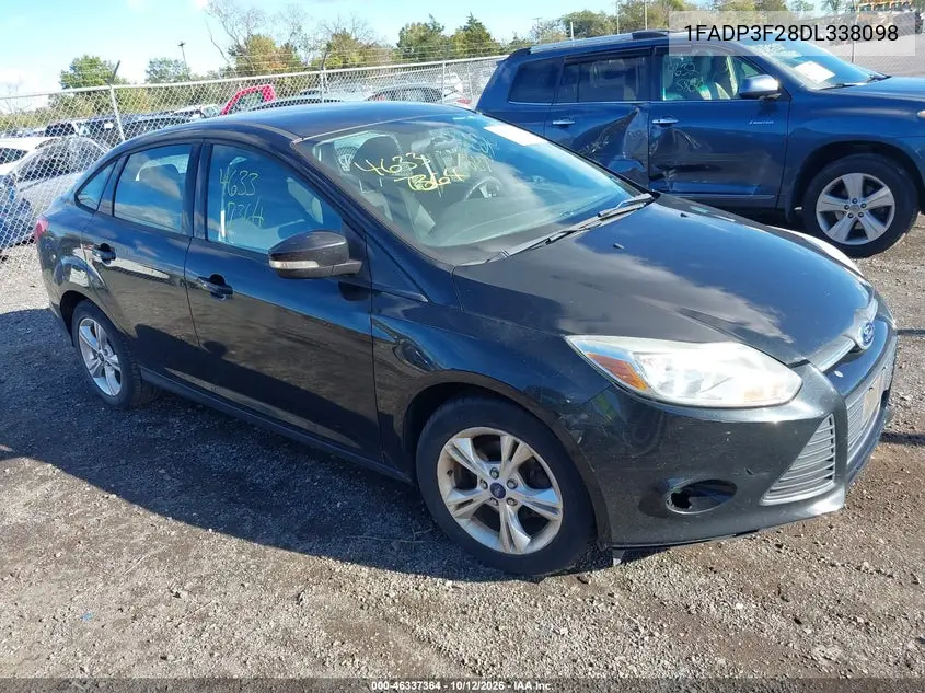 FORD FOCUS 2013, VIN 1FADP3F28DL338098
