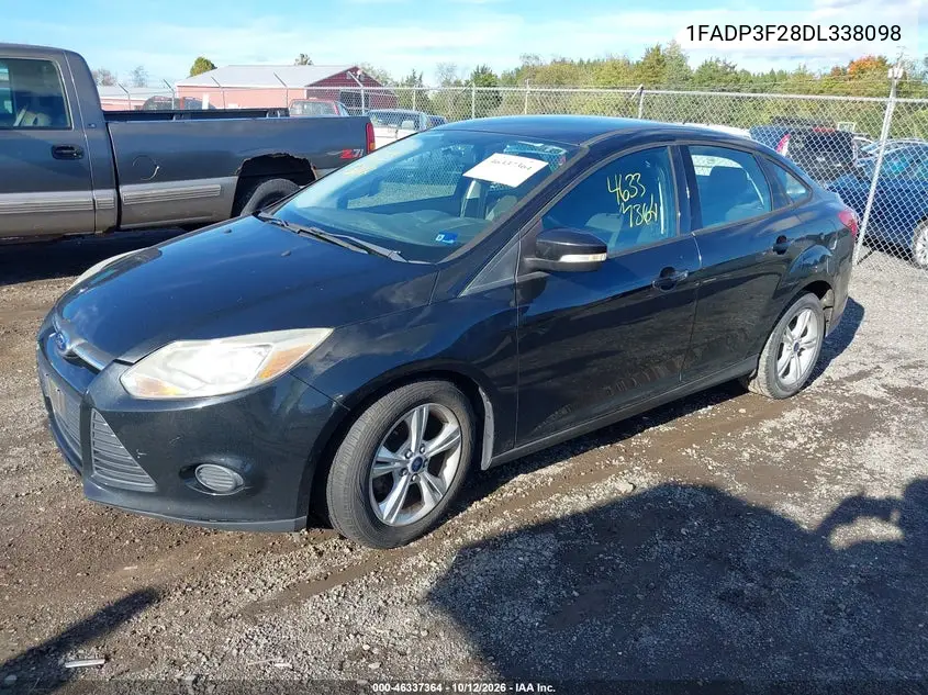 2013 FORD FOCUS VIN 1FADP3F28DL338098 — фото 2