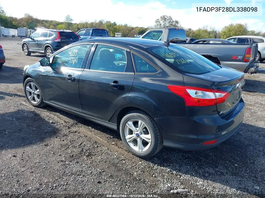 2013 FORD FOCUS VIN 1FADP3F28DL338098 — фото 3