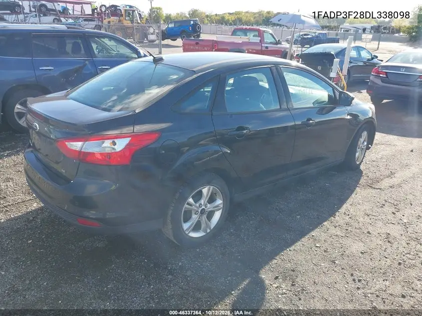 2013 FORD FOCUS VIN 1FADP3F28DL338098 — фото 4