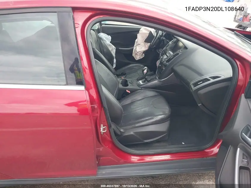 2013 FORD FOCUS VIN 1FADP3N20DL108640 — фото 5