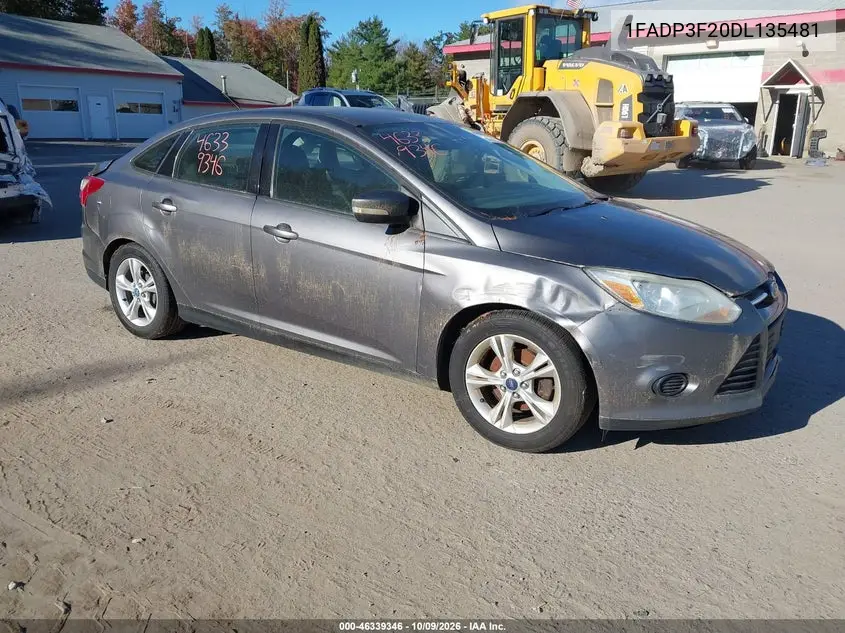2013 FORD FOCUS VIN 1FADP3F20DL135481 — фото 2