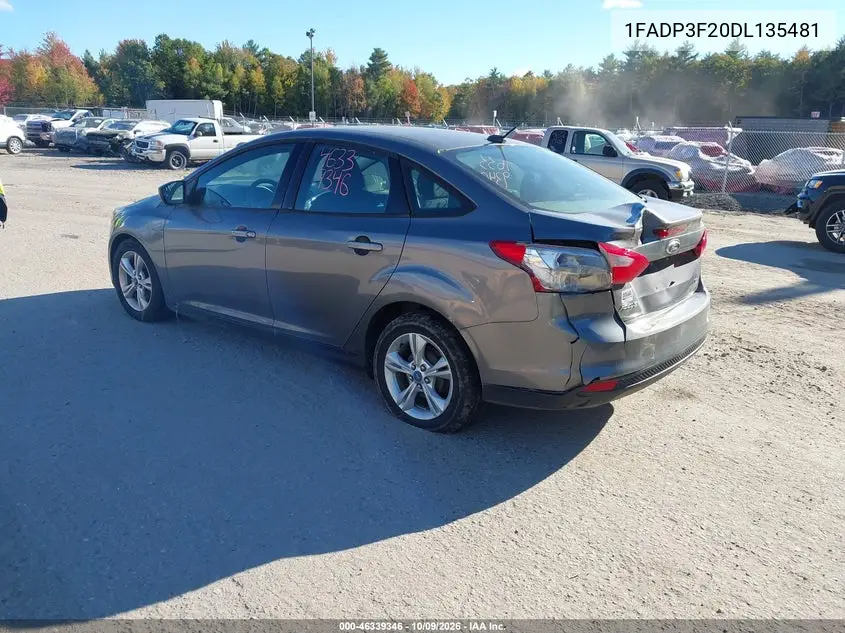 2013 FORD FOCUS VIN 1FADP3F20DL135481 — фото 3