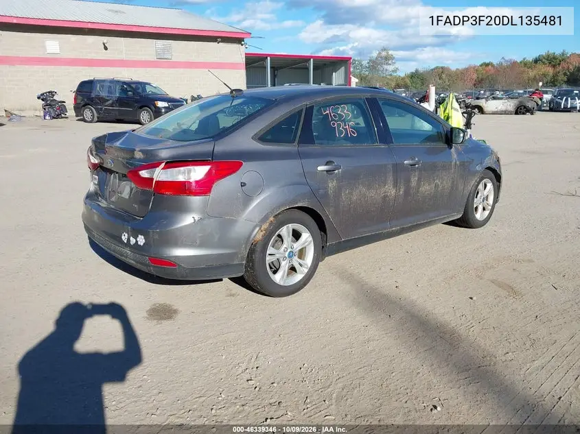 2013 FORD FOCUS VIN 1FADP3F20DL135481 — фото 4