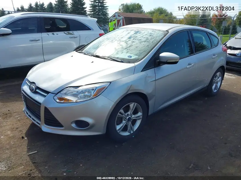 2013 FORD FOCUS VIN 1FADP3K2XDL312804 — фото 2