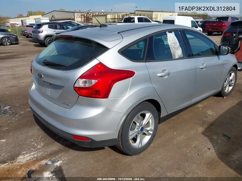 2013 FORD FOCUS VIN 1FADP3K2XDL312804 — фото 4