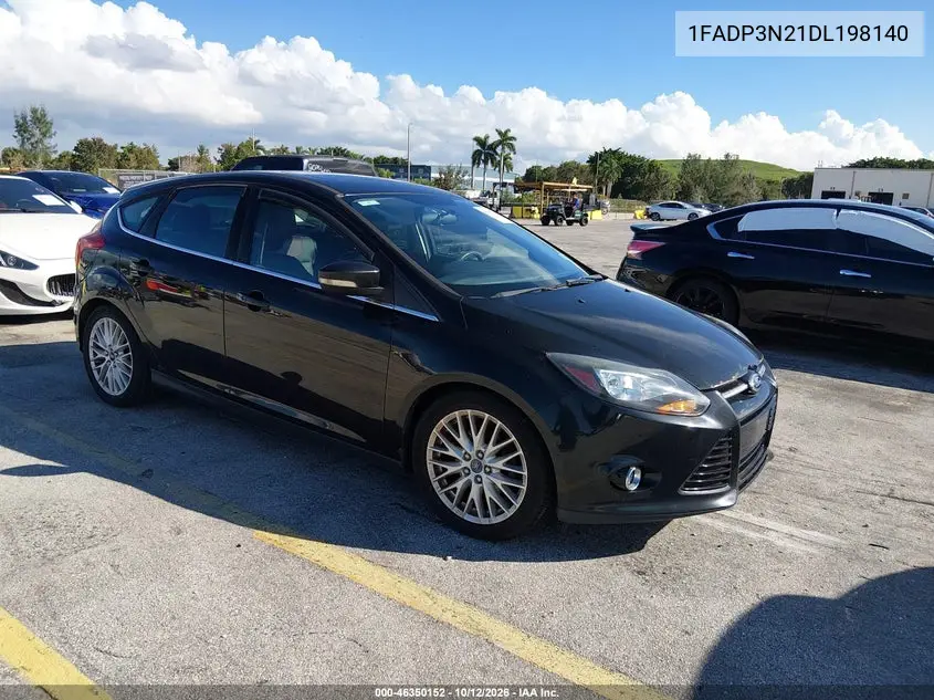 FORD FOCUS 2013, VIN 1FADP3N21DL198140