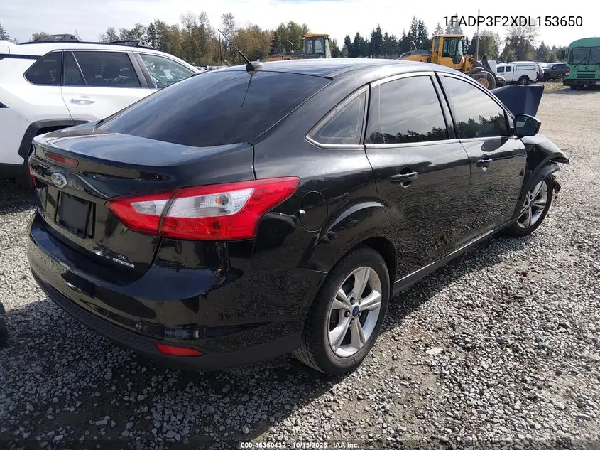 2013 FORD FOCUS VIN 1FADP3F2XDL153650 — фото 4