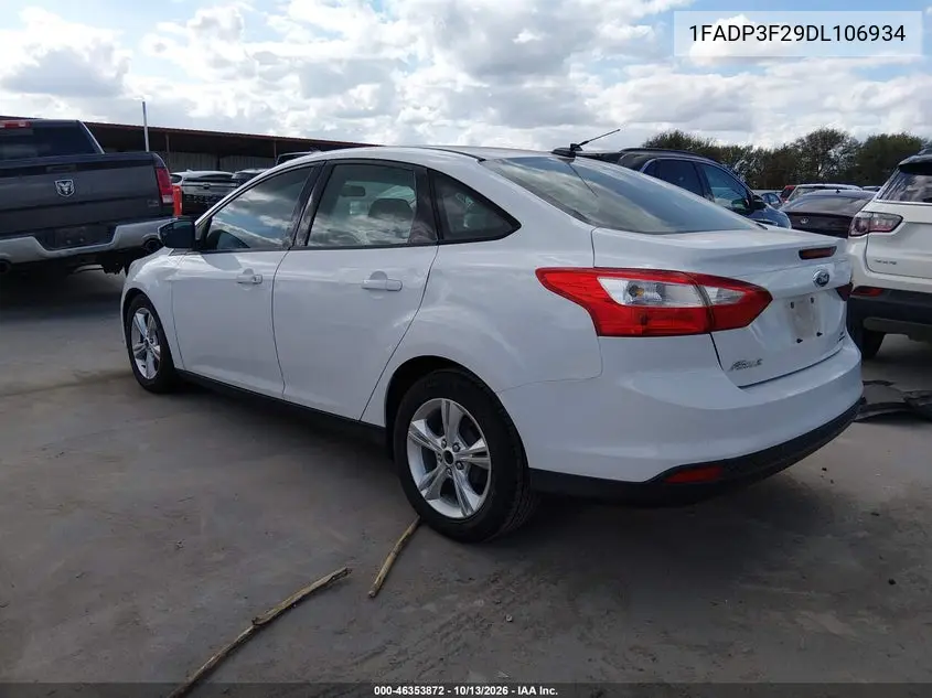 2013 FORD FOCUS VIN 1FADP3F29DL106934 — фото 3