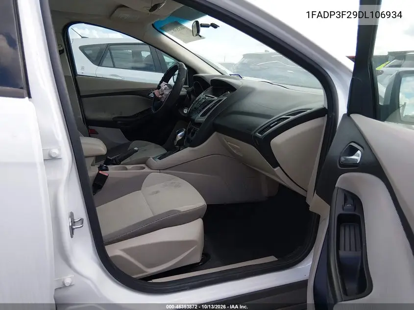 2013 FORD FOCUS VIN 1FADP3F29DL106934 — фото 5