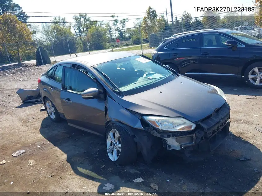 FORD FOCUS 2013, VIN 1FADP3K27DL223188