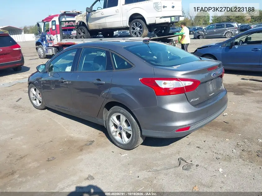 2013 FORD FOCUS VIN 1FADP3K27DL223188 — фото 3