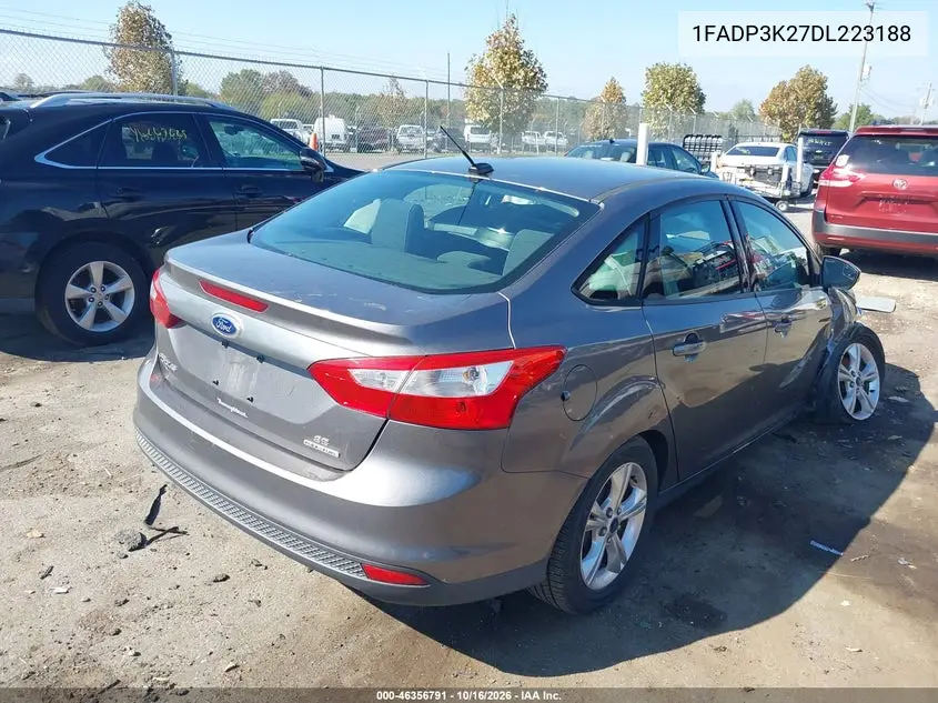 2013 FORD FOCUS VIN 1FADP3K27DL223188 — фото 4