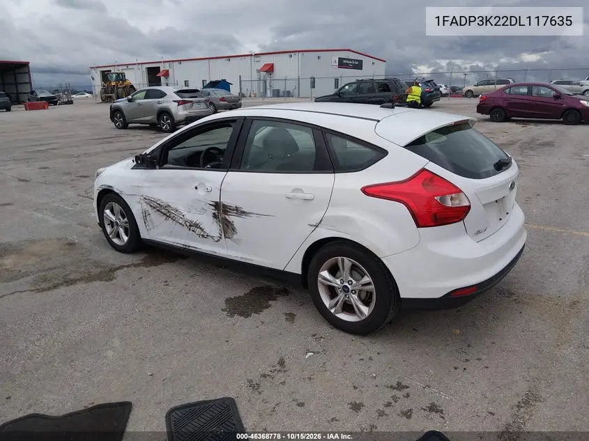2013 FORD FOCUS VIN 1FADP3K22DL117635 — фото 3