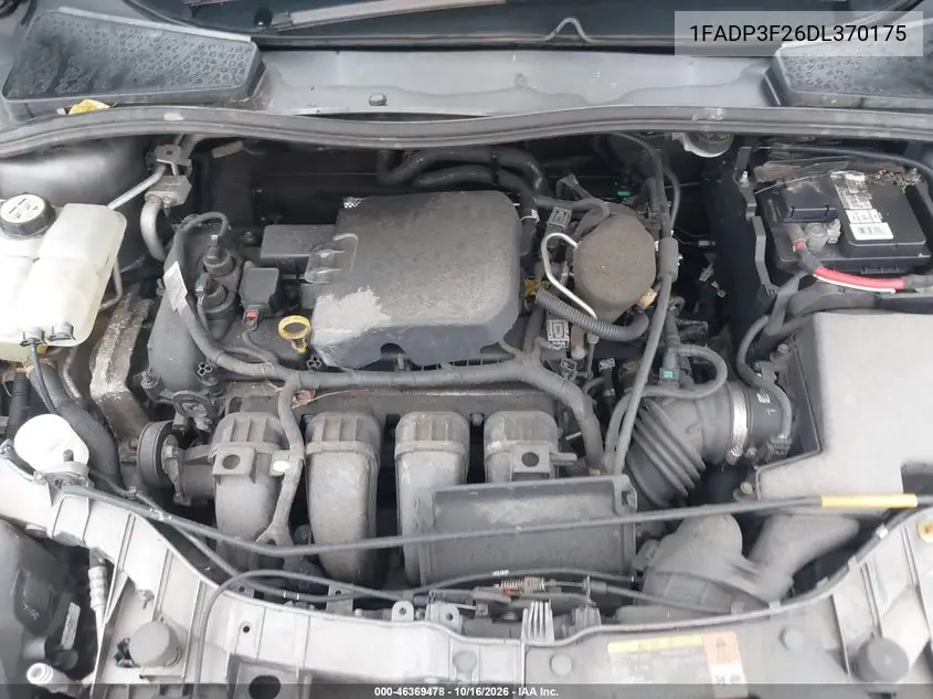 2013 FORD FOCUS VIN 1FADP3F26DL370175 — фото 10