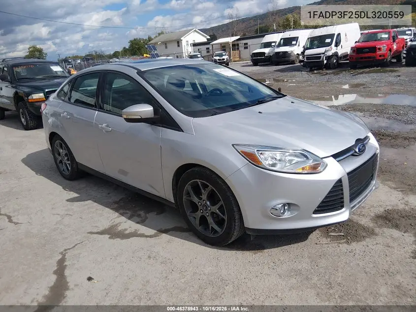 FORD FOCUS 2013, VIN 1FADP3F25DL320559