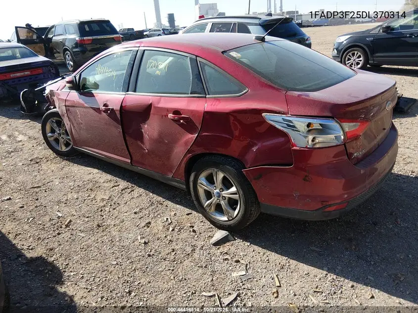 2013 FORD FOCUS VIN 1FADP3F25DL370314 — фото 3