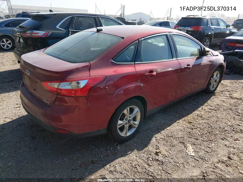 2013 FORD FOCUS VIN 1FADP3F25DL370314 — фото 4