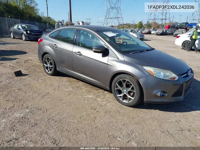 FORD FOCUS 2013, VIN 1FADP3F2XDL242036