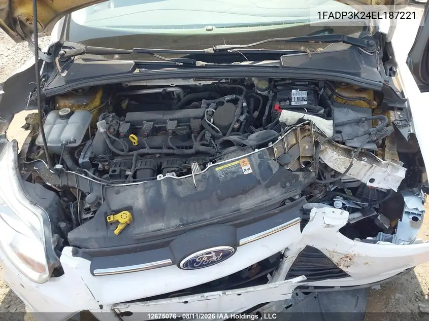 2014 FORD FOCUS VIN 1FADP3K24EL187221 — фото 10