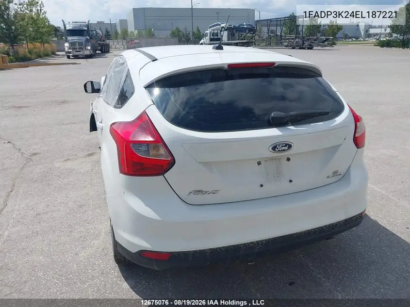 2014 FORD FOCUS VIN 1FADP3K24EL187221 — фото 3