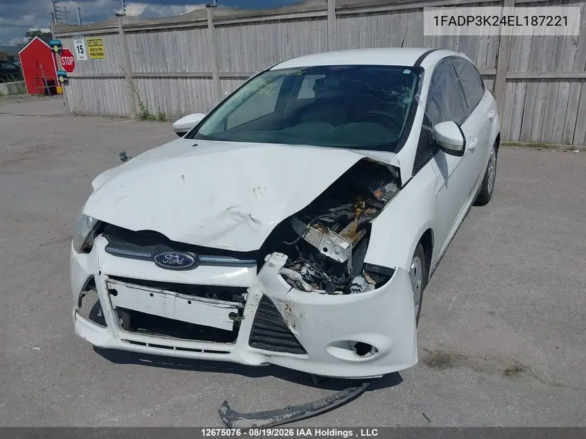 2014 FORD FOCUS VIN 1FADP3K24EL187221 — фото 6