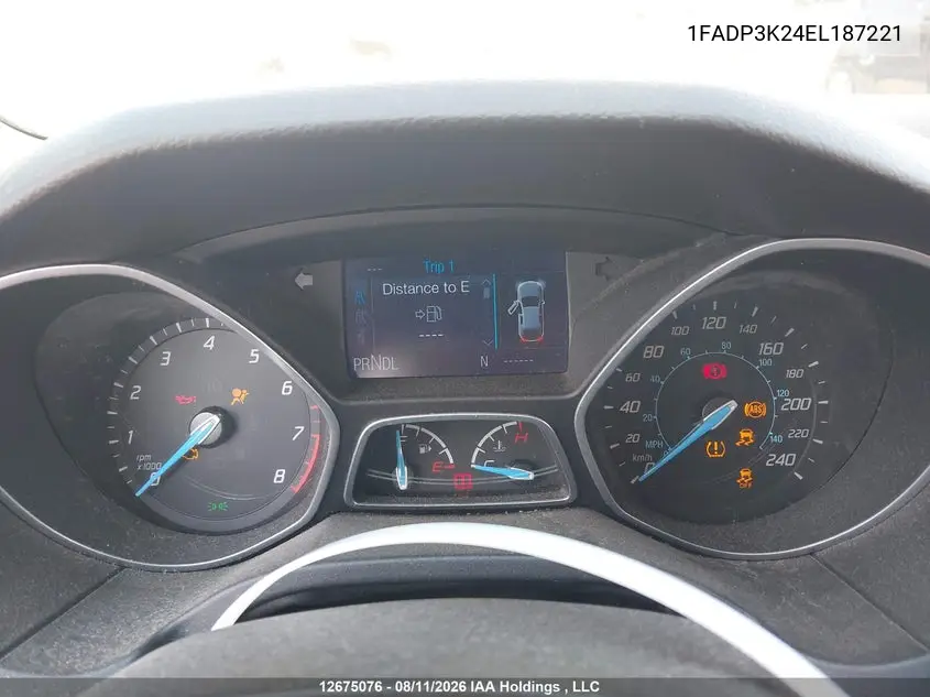 2014 FORD FOCUS VIN 1FADP3K24EL187221 — фото 7