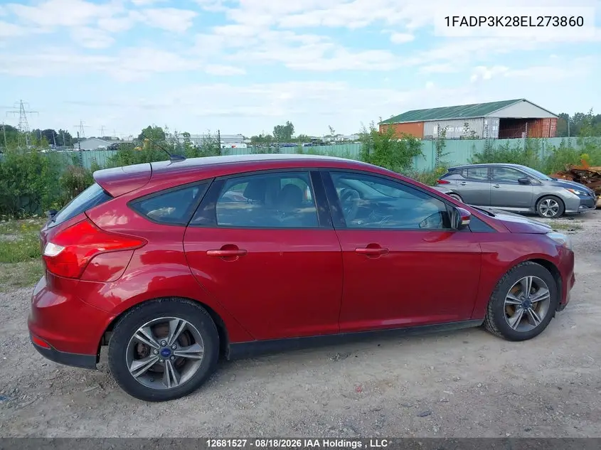 2014 FORD FOCUS VIN 1FADP3K28EL273860 — фото 14