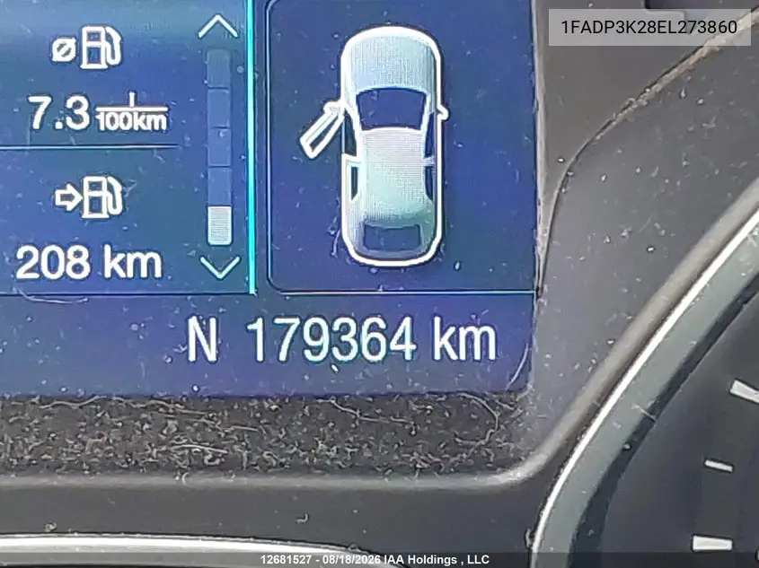 2014 FORD FOCUS VIN 1FADP3K28EL273860 — фото 16