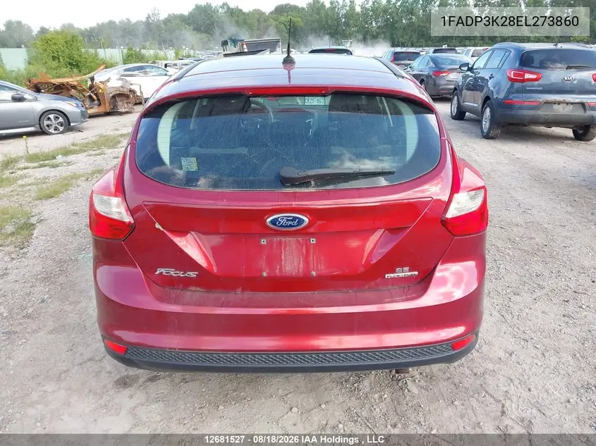2014 FORD FOCUS VIN 1FADP3K28EL273860 — фото 17