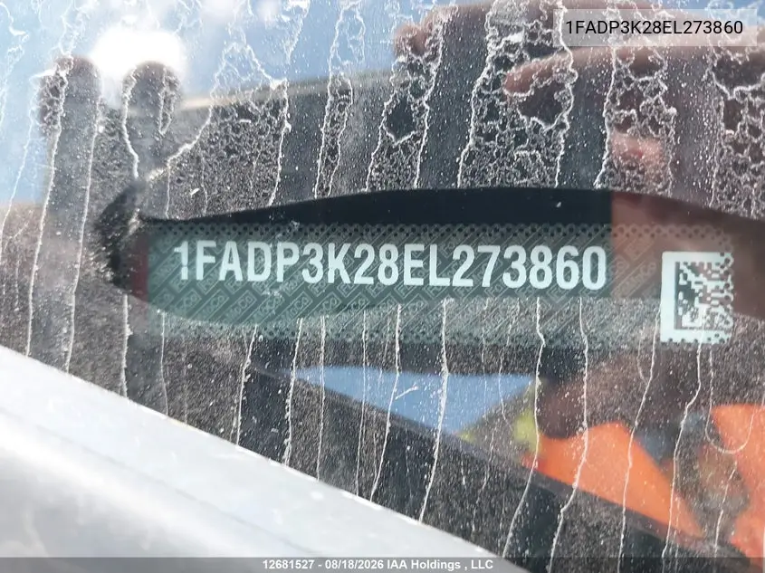 2014 FORD FOCUS VIN 1FADP3K28EL273860 — фото 19