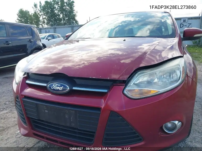 2014 FORD FOCUS VIN 1FADP3K28EL273860 — фото 21