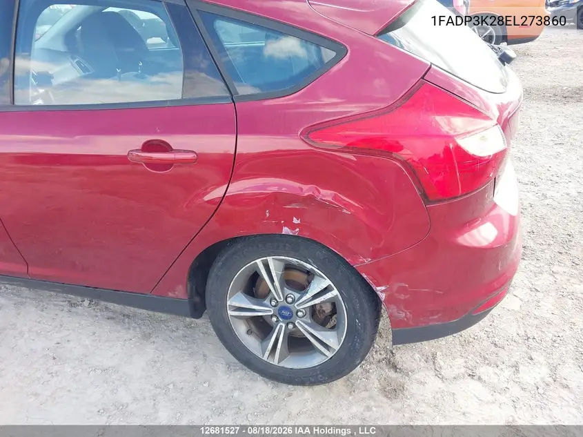 2014 FORD FOCUS VIN 1FADP3K28EL273860 — фото 6