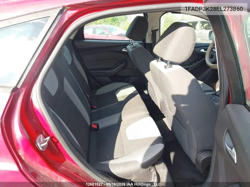 2014 FORD FOCUS VIN 1FADP3K28EL273860 — фото 8