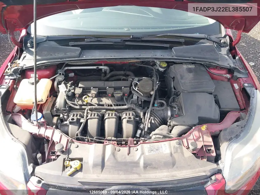 2014 FORD FOCUS VIN 1FADP3J22EL385507 — фото 10