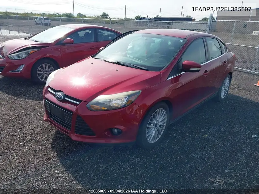 2014 FORD FOCUS VIN 1FADP3J22EL385507 — фото 2