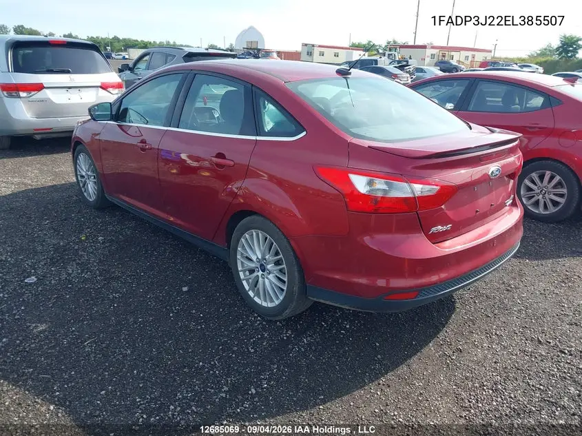 2014 FORD FOCUS VIN 1FADP3J22EL385507 — фото 3