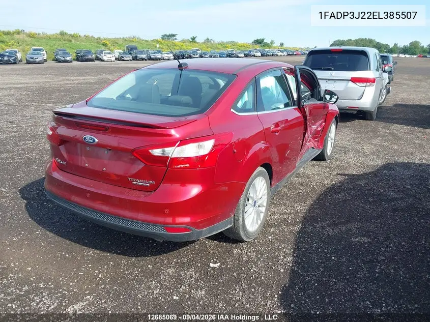 2014 FORD FOCUS VIN 1FADP3J22EL385507 — фото 4