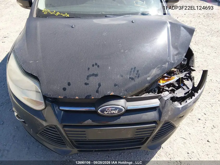 2014 FORD FOCUS VIN 1FADP3F22EL124693 — фото 10