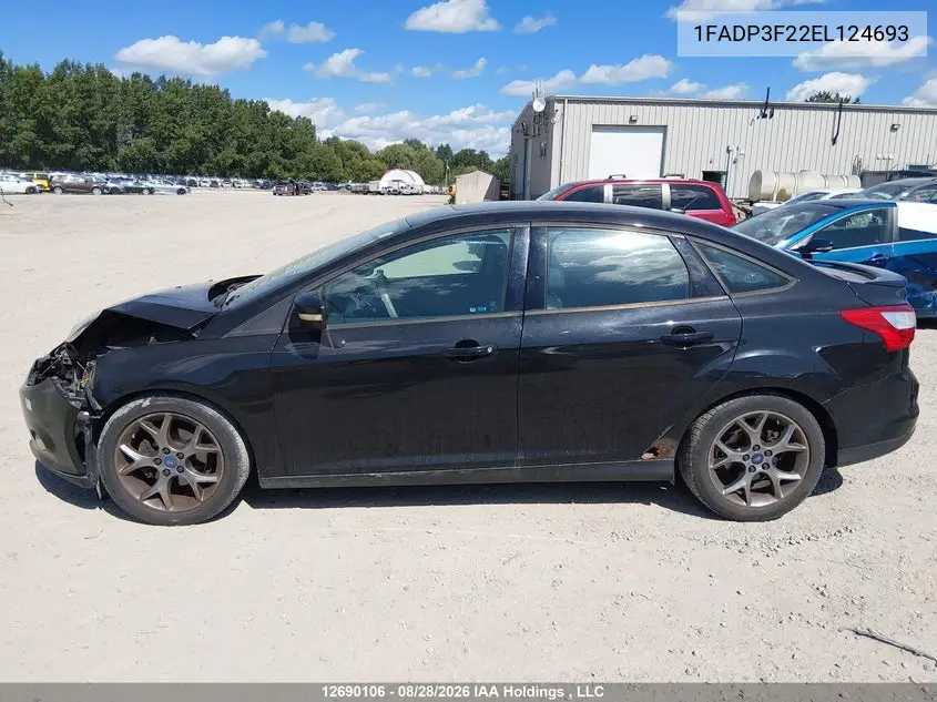 2014 FORD FOCUS VIN 1FADP3F22EL124693 — фото 15