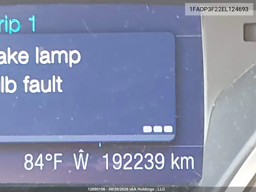 2014 FORD FOCUS VIN 1FADP3F22EL124693 — фото 16