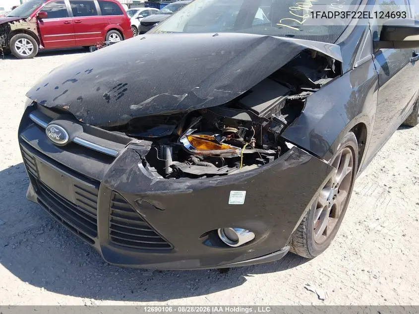 2014 FORD FOCUS VIN 1FADP3F22EL124693 — фото 6